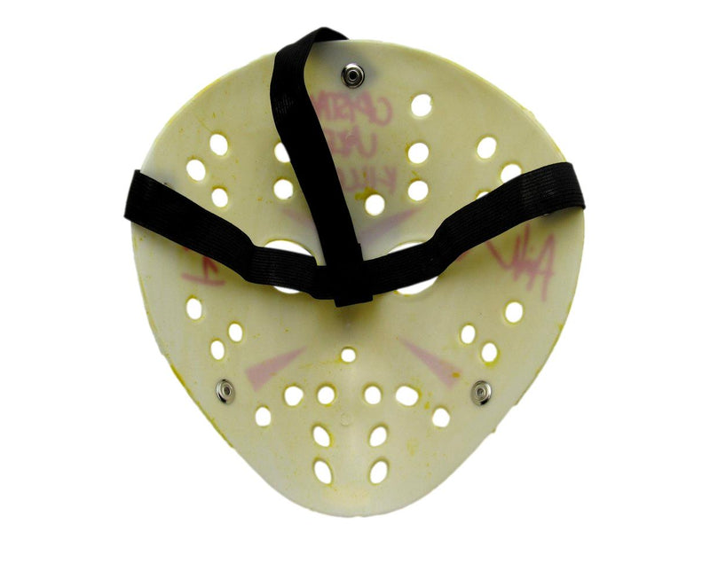 Ari Lehman Signed/Inscribed Yellow/Red Mask "Friday the 13th" JSA 189566
