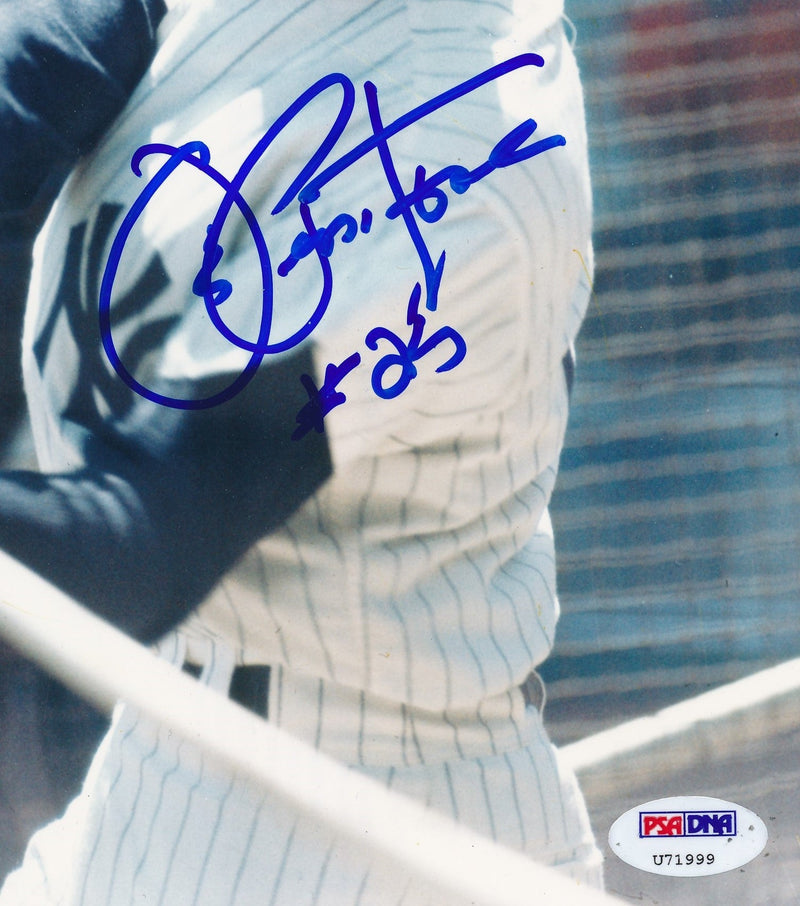 Joe Pepitone Signed/Autographed 8x10 Photo New York Yankees PSA/DNA 191874