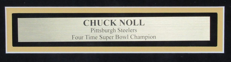 Chuck Noll HOF Autographed/Inscribed 16x20 Photo Steelers Framed Beckett 183614