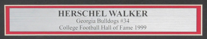 Herschel Walker Autographed/Inscribed 16x20 Photo Georgia Framed Beckett 183613