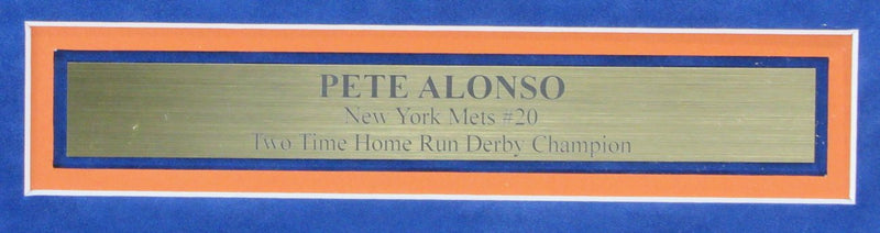 Pete Alonso Mets Signed/Autographed 11x14 Photo Framed Fanatics 188627