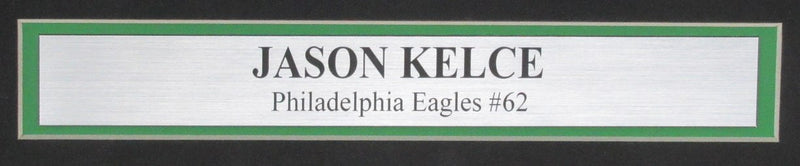 Jason Kelce Signed/Auto 16x20 Photo Philadelphia Eagles Framed PSA/DNA 189784