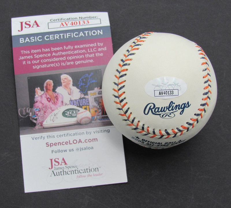 Livan Hernandez Signed/Autographed 2005 All-Star Baseball Nationals JSA 189847