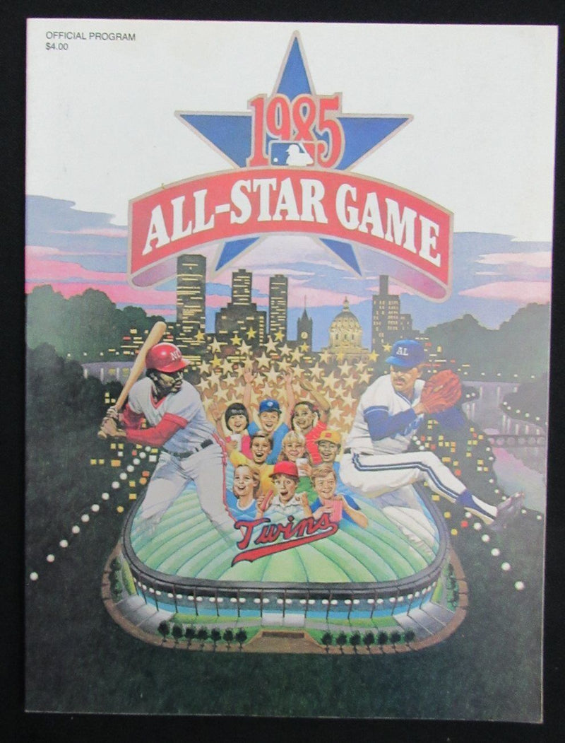 1985 MLB All Star Game Program/Scorecard with Team Inserts-Minnesota