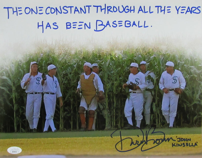 Dwier Brown Signed/Inscribed 11x14 Photo "Field of Dreams" JSA 186248