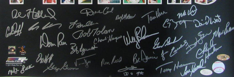 Philadelphia Phillies Greats Multi-Signed (35+) 16x20 Photo JSA 141505