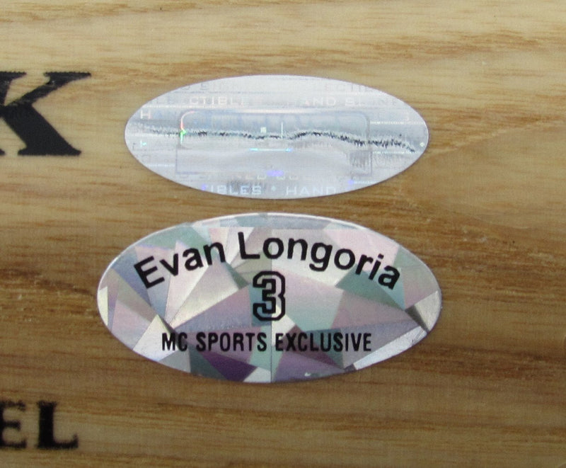 Evan Longoria Signed/Auto Adirondack Baseball Bat Tampa Bay Rays Steiner 191581
