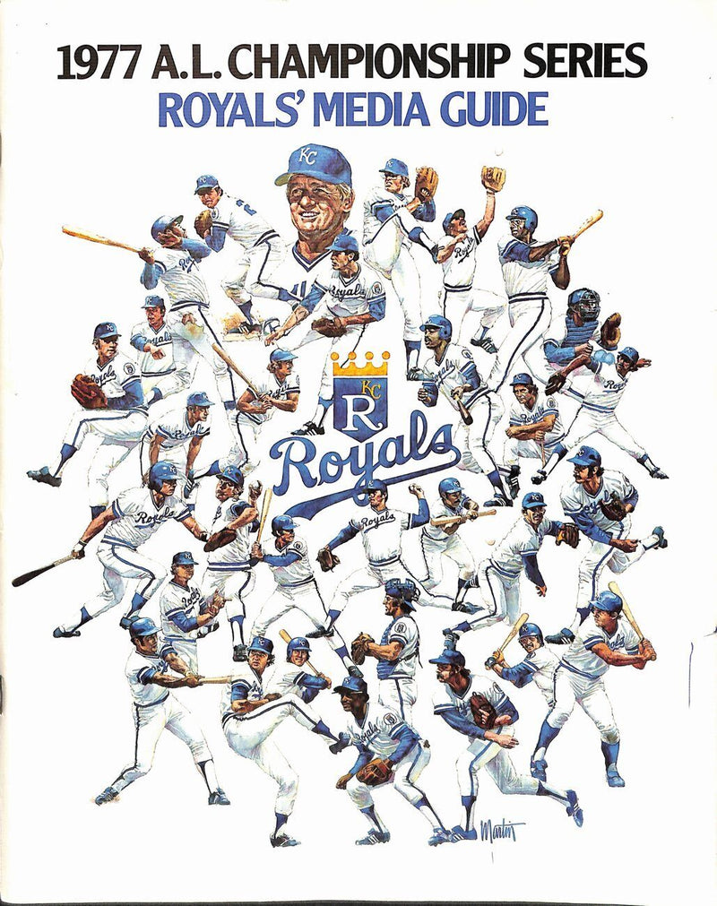1977 AL Championship Series Kansas City Royals Media Guide 181715