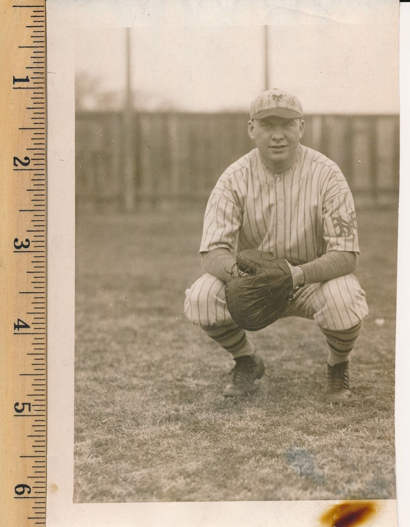 Jack Cummings 4x6 B/W 1927 Press Wire Photo New York Giants
