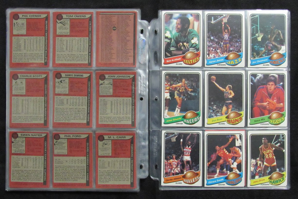 1979-80 TOPPS Basketball Complete Set (132) Erving Maravich Abdul-Jabbar 190308