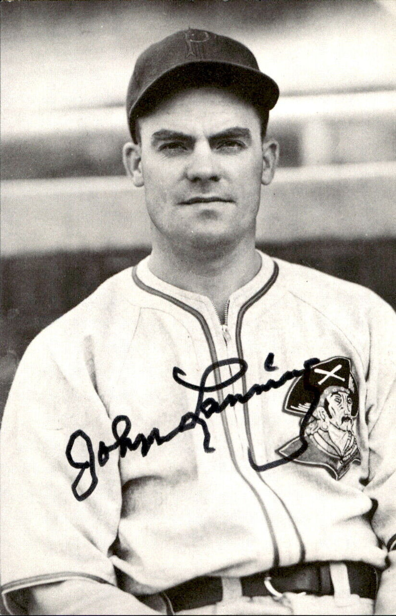 Johnny Lanning Pirates d. 1989 Signed/Autographed 3x5  Photo 178544