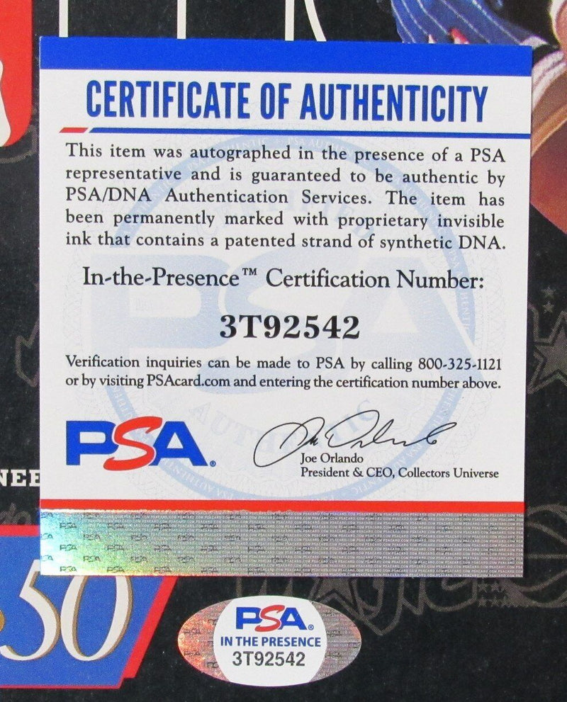Anfernee "Penny" Hardaway Autographed 1996-97 HOOPS Program PSA/DNA