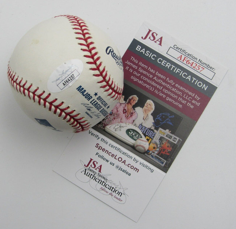 Tommy Davis Autographed OML Baseball Los Angeles Dodgers JSA