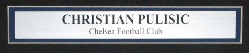 Christian Pulisic Chelsea Football Club Autographed 16x20 Photo Framed Panini