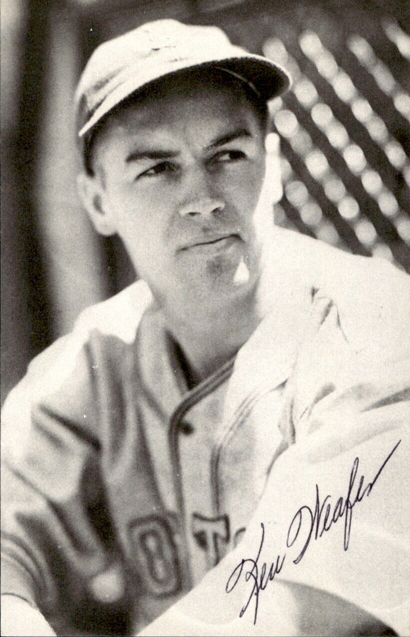 Ken Weafer Boston Bees d. 2005 Signed/Autographed 3x5  Photo 179309
