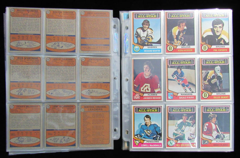 1974-75 Topps Hockey Cards Complete Set (1-264) Bobby Orr/Scotty Bowman 190164