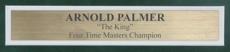 Arnold Palmer "The King" Signed Index Card with 8x10 Photo Framed JSA 190790