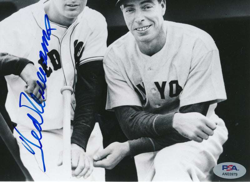 Ted Williams HOF Signed/Auto 8x10 B/W Photo Boston Red Sox PSA/DNA 191861