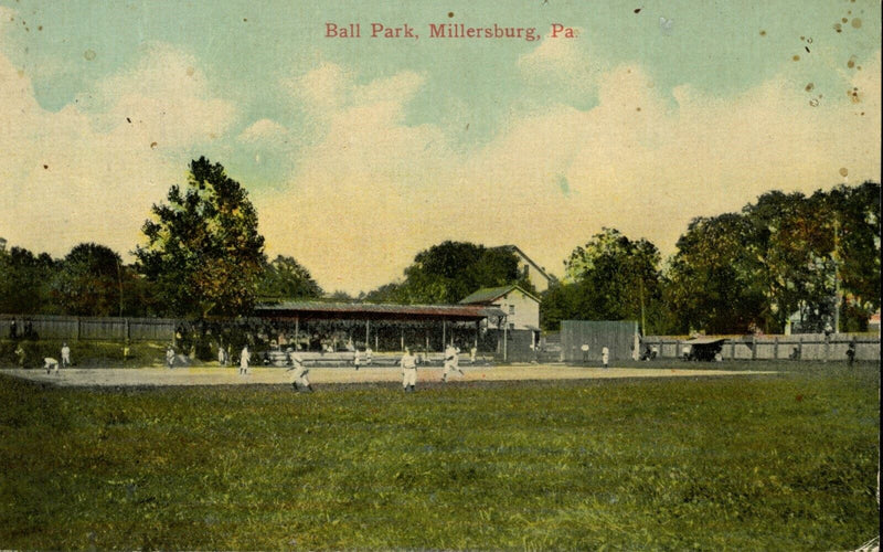1912 Postcard Ball Park, Millersburg, PA 176194