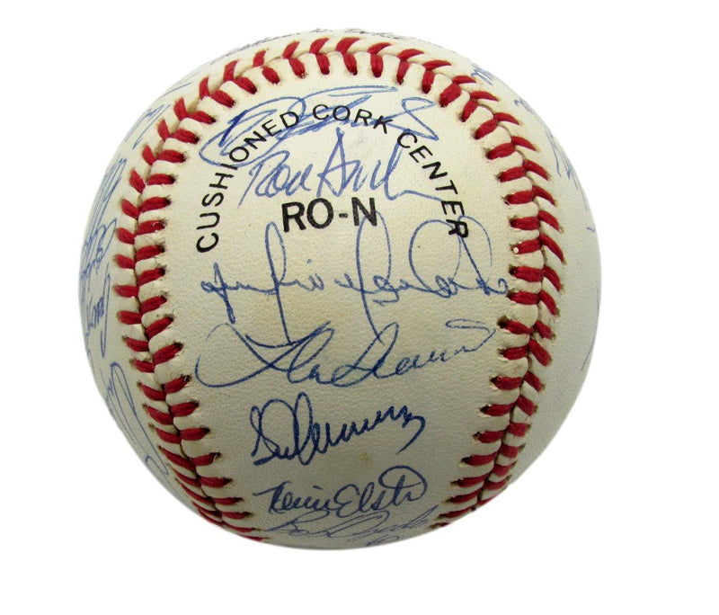 1990 Mets Team Autographed by 32 Harrelson Strawberry Viola ONL Baseball 182804