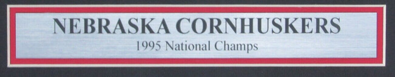 Nebraska 1995 National Champs The Arizona Republic Newspaper Framed 157873
