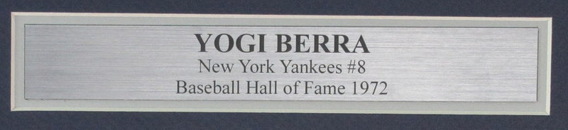 Yogi Berra HOF Signed/Autographed 8x10 Photo New York Yankees Framed JSA 190850
