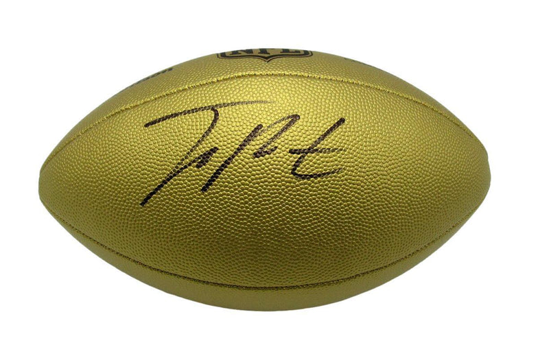 Joey Porter Jr. Autographed Gold "The Duke" Football Steelers PSA/DNA 177460