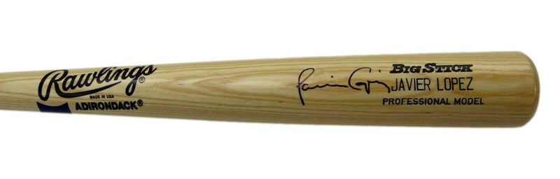 Javier Lopez Signed/Autographed Rawlings Adirondack Bat Giants JSA 192238