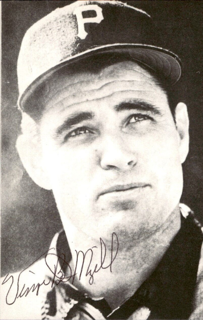 Vinegar Bend Mizell Pirates d. 1999 Signed/Auto 3x5  Photo 178643