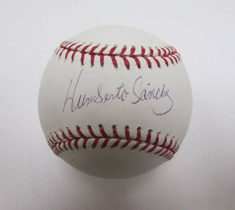 Humberto Sanchez Signed/Autographed OML Baseball 139591