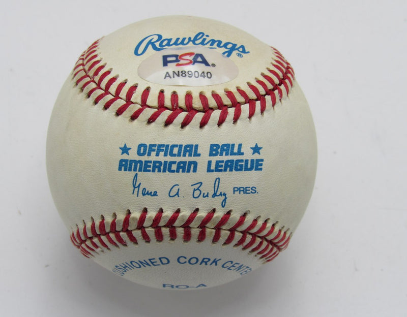 George Brett HOF Signed/Auto OAL Baseball Kansas City Royals PSA/DNA 191715