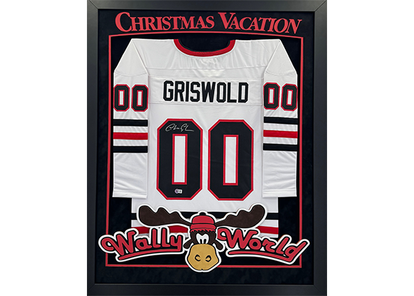 Chevy Chase Signed Griswold Lampoons Christmas Vacation 34x42 Light Up Frame