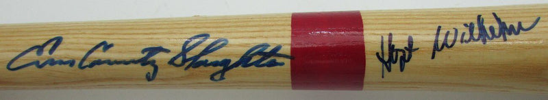 Hall of Fame HOF Baseball Bat Signed by 36 HOFers Koufax,Seaver,Stargell + PSA