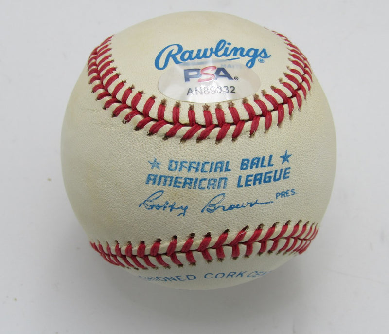 Lou Boudreau HOF Signed/Auto OAL Baseball Cleveland Indians PSA/DNA 191660