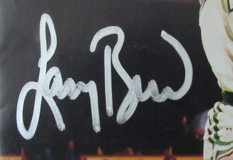 Larry Bird Signed Nov. 17, 1987 Hoop Program Cavaliers vs. Celtics JSA  189298