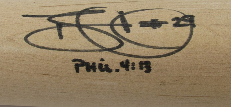 Tony Clark Signed/Inscribed Louisville Slugger Game Model Bat Tigers JSA 192223