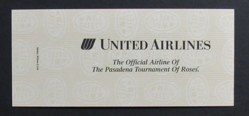 1996 Pasadena Tournament of Roses Parade Ticket Stub to Reviewing Stand