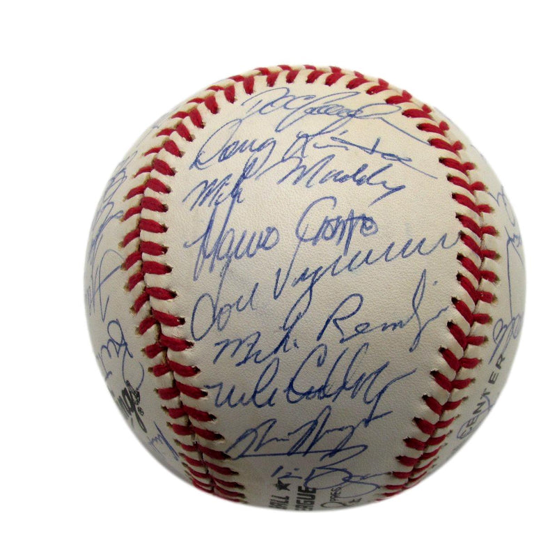 1994 Mets Team Signed by 32 Players ONL Baseball Saberhagen Green 187268