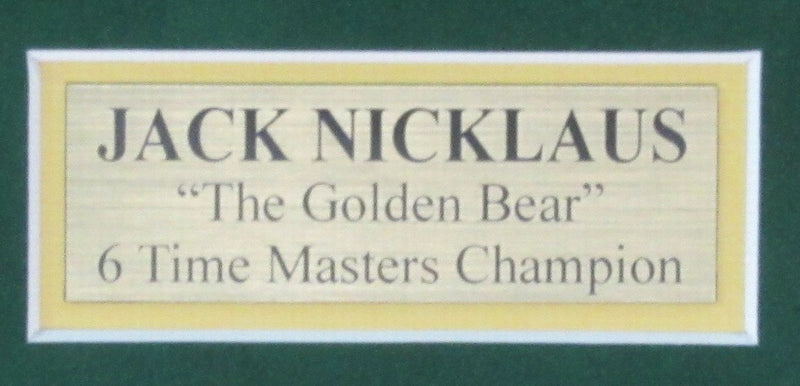 Jack Nicklaus "The Golden Bear" UNSIGNED 8x10 Photo Framed 190508