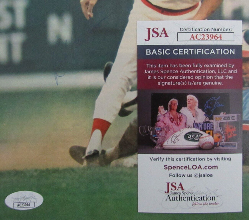 Rick Burleson Autographed Magazine Photo Boston Red Sox JSA