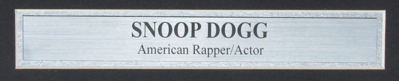 Snoop Dogg Autographed 11x14 Photo Performer Framed JSA