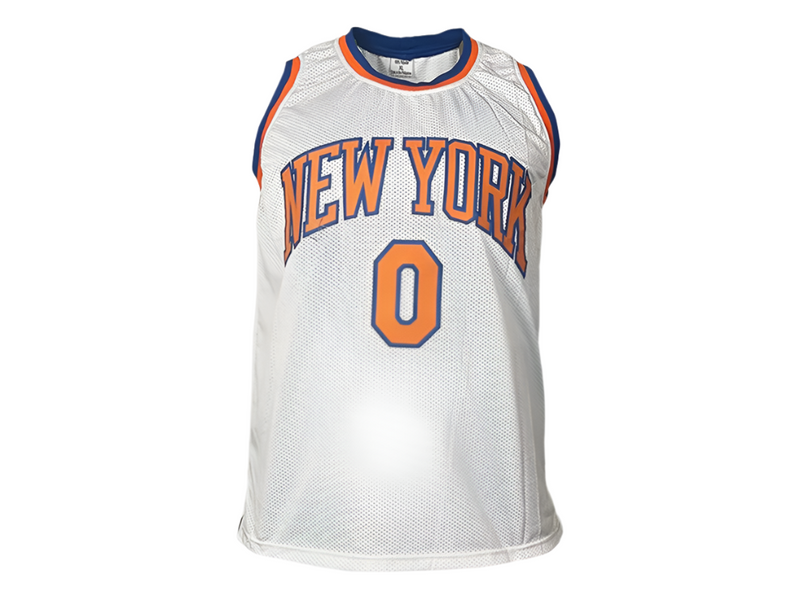 Donte Divincenzo Signed New York White Basketball Jersey (Beckett)