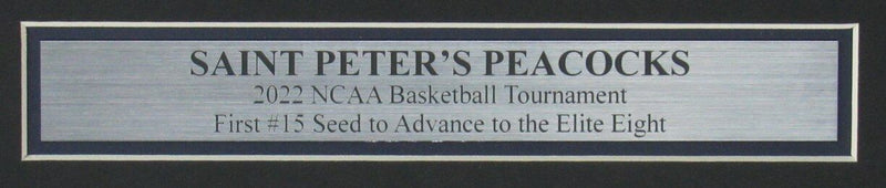 New York Post Newspaper Saint Peter's 2022 NCAA Basketball Champs Framed 167596