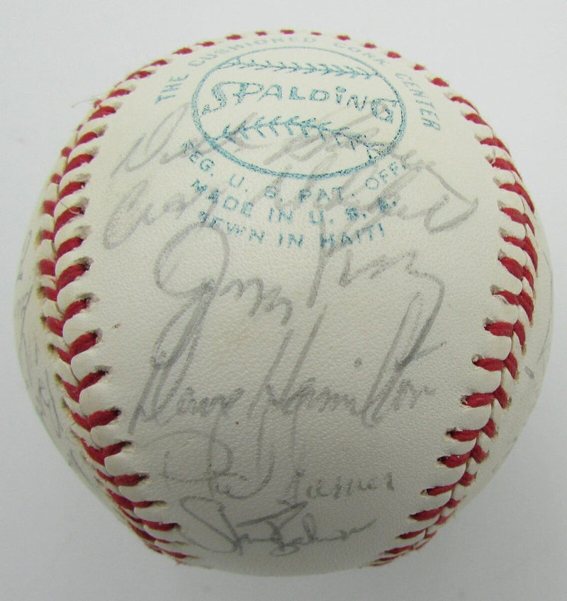 1975 Oakland A's Team Signed by 26 OAL Baseball Dark Williams HOF 149804