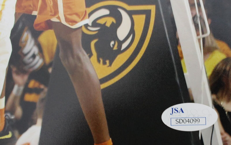 Mohamed Mo Bamba Gold Signed 8x10 Photo Texas Longhorns Dunk JSA 136054