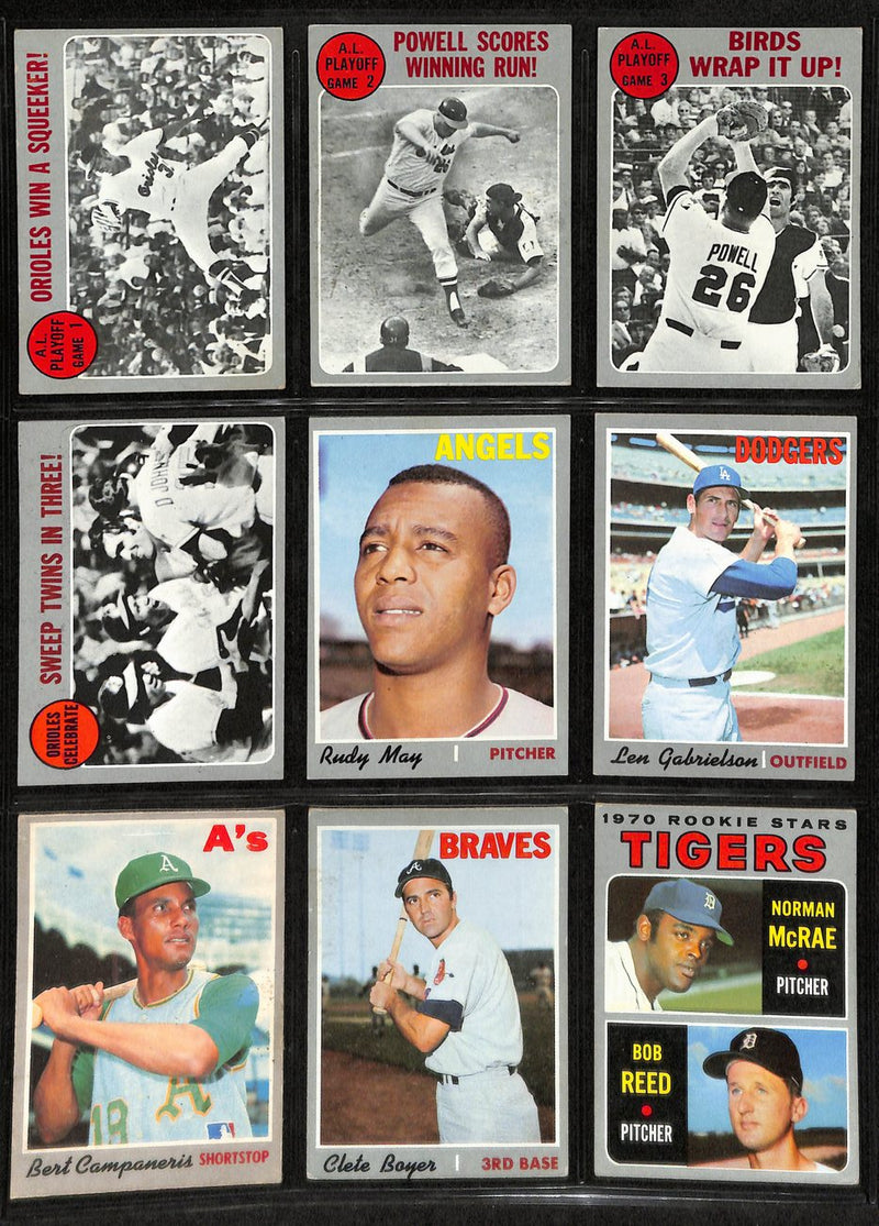 1970 Topps Baseball Card Complete Set (1-720) Seaver Munson Clemente Ryan 189641