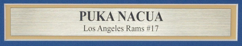 Puka Nacua Signed/Autographed 16x20 Photo LA Rams Framed Fanatics 189919