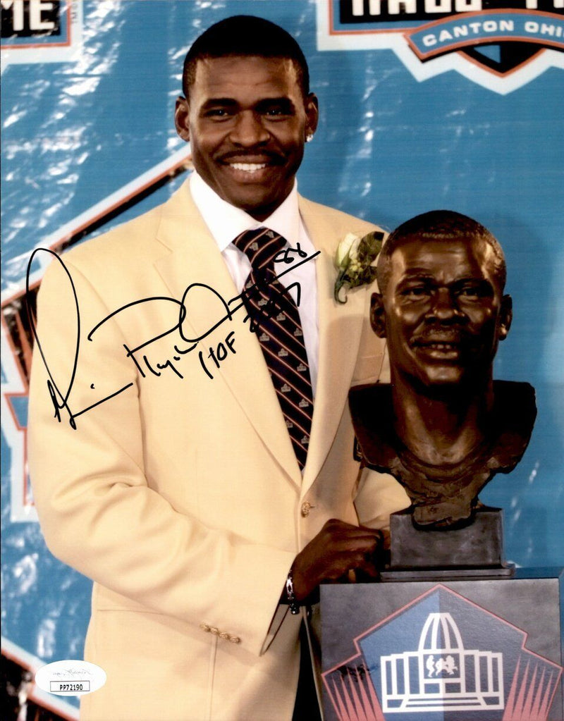 Michael Irivn Dallas Cowboys HOF  Signed/Inscribed  8x10 HOF Photo JSA 161779