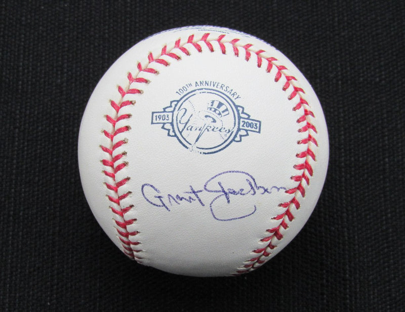 Grant Jackson Signed/Auto Yankees 100th OML Baseball JSA 186604