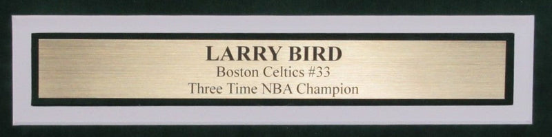 Larry Bird HOF Signed/Auto 16x20 Photo Boston Celtics Framed JSA 189443